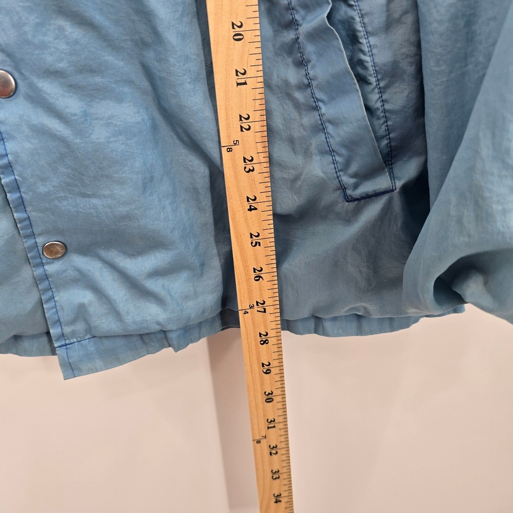 Vintage Farah Fifth Avenue Blue Coaches Jacket Nylon Windbreaker Large RN 71953 - Picture 4 of 8